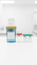 Disposable lab beaker set with graduated markings