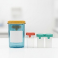 Disposable lab beaker set with graduated markings