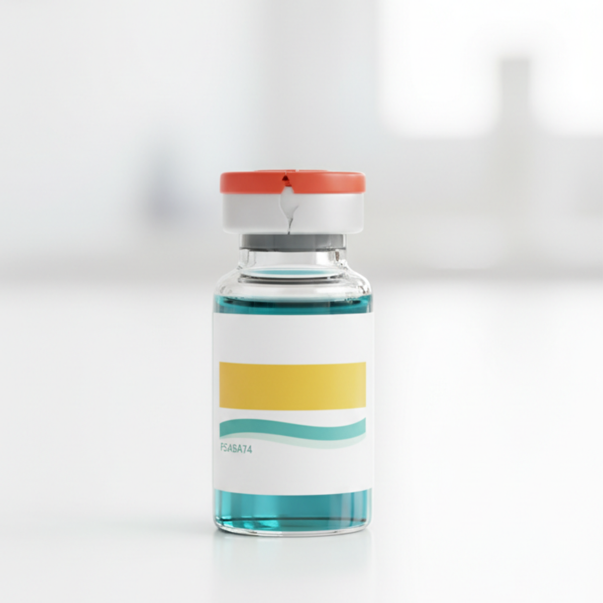 Tamper-evident reagent vial with secure seal